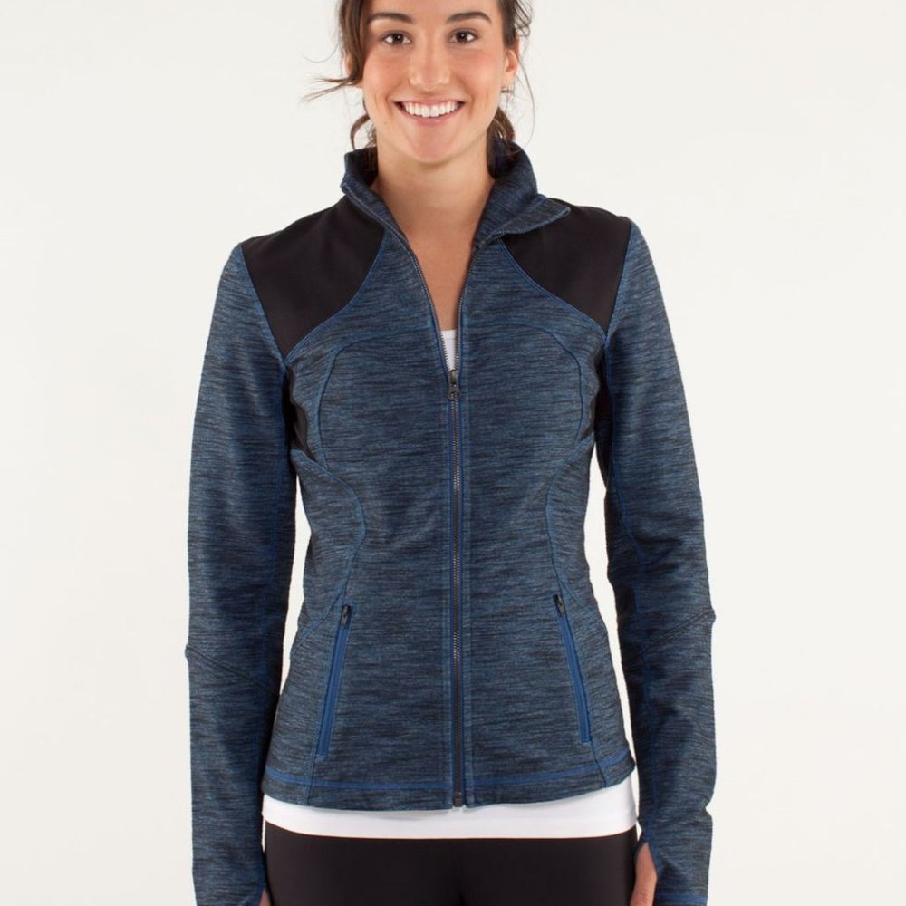 Lululemon Forme Denim Slub Jacket